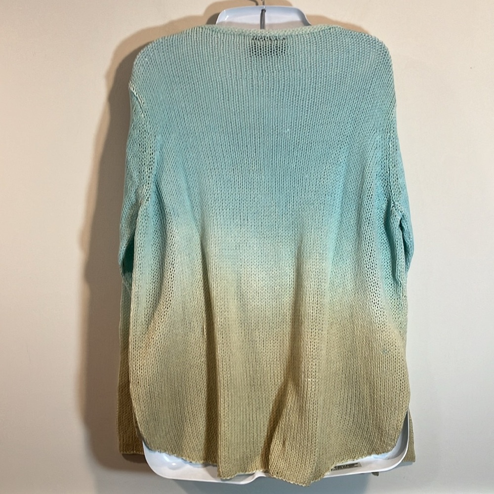 Wooden Ships blue tan sweater S / M - Picture 4 of 6
